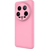 Adige Xiaomi Mi 14 Ultra Kılıf Lansman Içi Kadife Silikon - Pembe
