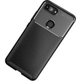 Adige Xiaomi Mi 8 Lite Kılıf Negro Karbon Desen Silikon - Siyah
