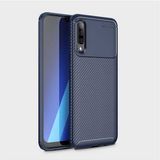Adige Xiaomi Mi 9 Kılıf Negro Karbon Desen Silikon - Lacivert