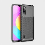 Adige Xiaomi Mi 9 Lite Kılıf Negro Karbon Desen Silikon - Siyah