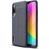 Adige Xiaomi Mi 9 Lite Kılıf Niss Deri Görünümlü Silikon - Lacivert