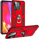 Adige Xiaomi Poco C40 Kırmızı Vega Yüzüklü Standlı Darbe Korumalı Kılıf