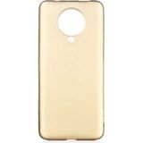 Adige Xiaomi Poco F2 Pro Kılıf Premier Silikon + Ekran Koruyucu - Gold