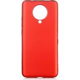 Adige Xiaomi Poco F2 Pro Kılıf Premier Silikon + Ekran Koruyucu - Kırmızı