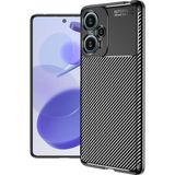 Adige Xiaomi Poco F5 Kılıf Negro Karbon Desen Silikon - Siyah