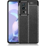 Adige Xiaomi Poco F5 Pro Kılıf Niss Deri Desen Silikon