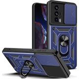 Adige Xiaomi Poco F5 Pro Kılıf Yüzüklü Sürgülü Kamera Korumalı Pars