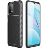 Adige Xiaomi Poco M3 Kılıf Negro Karbon Desen Silikon - Siyah