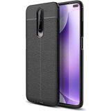Adige Xiaomi Poco X2 Kılıf Niss Deri Görünümlü Silikon - Siyah