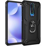 Adige Xiaomi Poco X2 Siyah Vega Yüzüklü Standlı Darbe Korumalı Kılıf