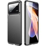 Adige Xiaomi Poco X4 Pro 5g Kılıf Negro Karbon Desen Silikon - Siyah