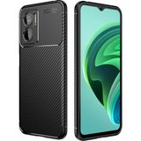 Adige Xiaomi Redmi 10 5g Kılıf Negro Karbon Desen Silikon - Siyah