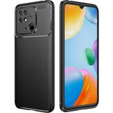 Adige Xiaomi Redmi 10C Kılıf Negro Karbon Desen Silikon - Siyah