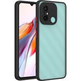 Adige Xiaomi Redmi 12C Kılıf Hux Arkası Buğulu Sert Mika - Siyah