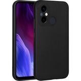 Adige Xiaomi Redmi 12C Kılıf Premier Silikon + Ekran Koruyucu - Siyah
