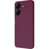 Adige Xiaomi Redmi 13C Kılıf Lansman Içi Kadife Silikon - Mürdüm