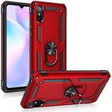 Adige Xiaomi Redmi 9A Kırmızı Vega Yüzüklü Standlı Darbe Korumalı Kılıf