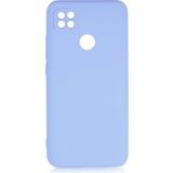 Adige Xiaomi Redmi 9c Kılıf Lansman Içi Kadife Silikon - Lila