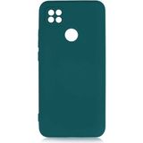 Adige Xiaomi Redmi 9c Kılıf Lansman Içi Kadife Silikon - Yeşil