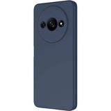 Adige Xiaomi Redmi A3 Kılıf Lansman Içi Kadife Silikon - Lacivert