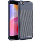 Adige Xiaomi Redmi Go Kılıf Negro Karbon Desen Silikon - Lacivert