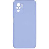 Adige Xiaomi Redmi Note 10 Kılıf Lansman Içi Kadife Silikon - Lila