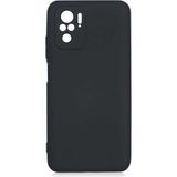 Adige Xiaomi Redmi Note 10 Kılıf Lansman Içi Kadife Silikon - Siyah