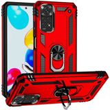 Adige Xiaomi Redmi Note 11 Kırmızı Vega Yüzüklü Standlı Darbe Korumalı Kılıf