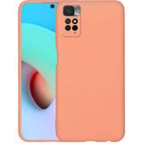 Adige Xiaomi Redmi Note 11 Pro 5g Kılıf Lansman Içi Kadife Silikon - Turuncu