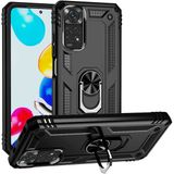 Adige Xiaomi Redmi Note 11 Siyah Vega Yüzüklü Standlı Darbe Korumalı Kılıf