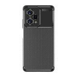 Adige Xiaomi Redmi Note 12 5g Kılıf Negro Karbon Desen Silikon + Ekran Koruyucu - Siyah