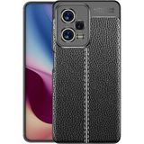 Adige Xiaomi Redmi Note 12 5g Kılıf Niss Deri Görünümlü Silikon - Siyah