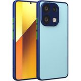Adige Xiaomi Redmi Note 13 4g Uyumlu Kılıf Hux Set Mika Lacivert