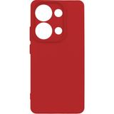 Adige Xiaomi Redmi Note 13 Pro 4g Kılıf Biye Silikon + Ekran Koruyucu - Kırmızı