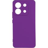 Adige Xiaomi Redmi Note 13 Pro 5g Kılıf Biye Silikon + Ekran Koruyucu - Mürdüm