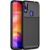 Adige Xiaomi Redmi Note 7 Kılıf Negro Karbon Desen Silikon - Siyah