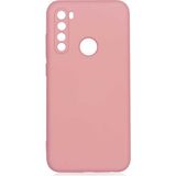 Adige Xiaomi Redmi Note 8 Kılıf Lansman Içi Kadife Silikon - Pembe