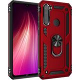 Adige Xiaomi Redmi Note 8 Kırmızı Vega Yüzüklü Standlı Darbe Korumalı Kılıf