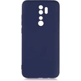 Adige Xiaomi Redmi Note 8 Pro Kılıf Lansman Içi Kadife Silikon - Lacivert