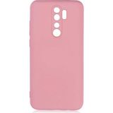 Adige Xiaomi Redmi Note 8 Pro Kılıf Lansman Içi Kadife Silikon - Pembe