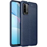 Adige Xiaomi Redmi Note 9 4g Kılıf Niss Deri Görünümlü Silikon - Lacivert