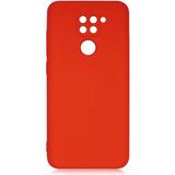Adige Xiaomi Redmi Note 9 Kılıf Lansman Içi Kadife Silikon - Kırmızı