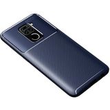 Adige Xiaomi Redmi Note 9 Kılıf Negro Karbon Desen Silikon - Lacivert