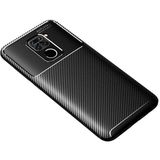 Adige Xiaomi Redmi Note 9 Kılıf Negro Karbon Desen Silikon - Siyah