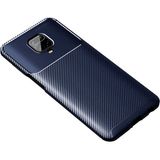 Adige Xiaomi Redmi Note 9 Pro Kılıf Negro Karbon Desen Silikon - Lacivert