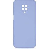 Adige Xiaomi Redmi Note 9s Kılıf Lansman Içi Kadife Silikon - Lila