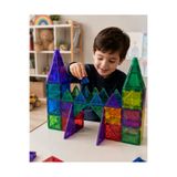 ADİL OYUNCAK 72 Parça Manyetik Yapı Blokları | Montessori Eğitici Oyuncak | 3D Mıknatıslı Blok Seti