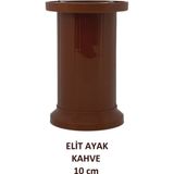 Adilon 10 Cm Kahverengi Baza, Yatak, Koltuk, Masa, Kanepe Ayağı