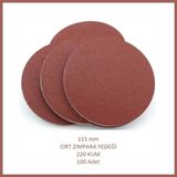 Adilon 115 mm Cırt Zımpara Yedeği, 220 Kum (100 Adet)