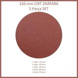 Adilon 150 mm Cırt Zımpara Seti, 5 Parça - 150 Kum